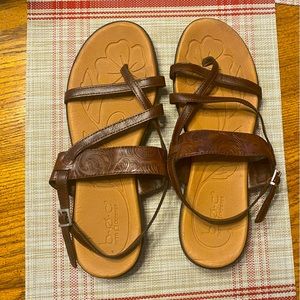 B.O.C. Born Concept strappy sandals Brown Size 11